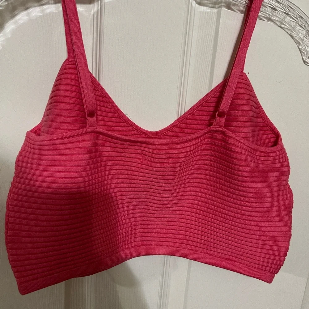 Aerie Crop Sweater Cami sz L - Picture 2 of 6